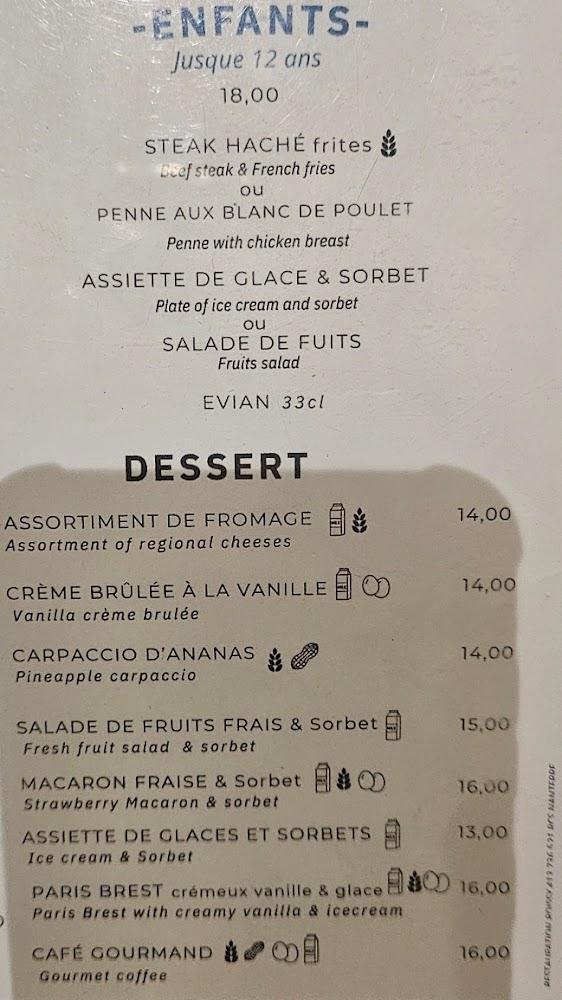 I love Paris Aéroport Roissy Terminal 2E - Menu Image 3